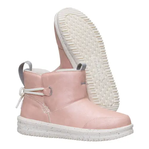 HEYDUDES Camden Bow Boot Youth Cozy – Sparkle Pink online