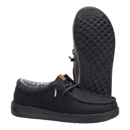 HEYDUDES Paul Youth Classic – Black/Black online