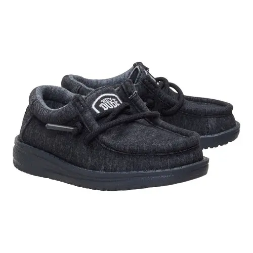 HEYDUDES Wally Toddler Stretch Jersey – Black online