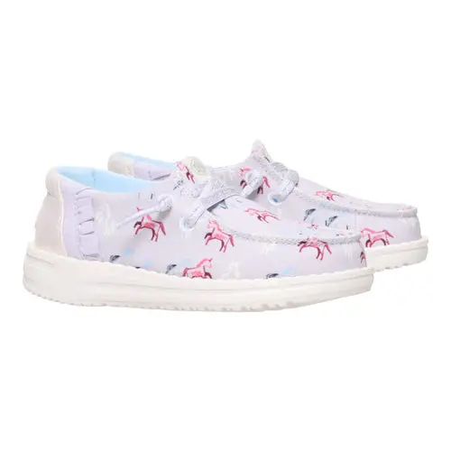 HEYDUDES Wendy Toddler Unicorn Sparkle – Lilac online