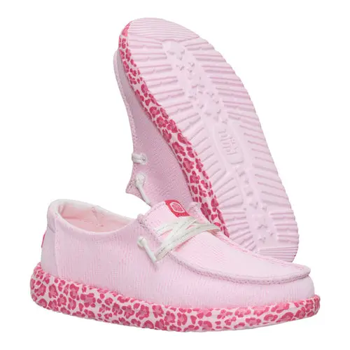 HEYDUDES Wendy Youth Animal Pop – Pink Leopard online