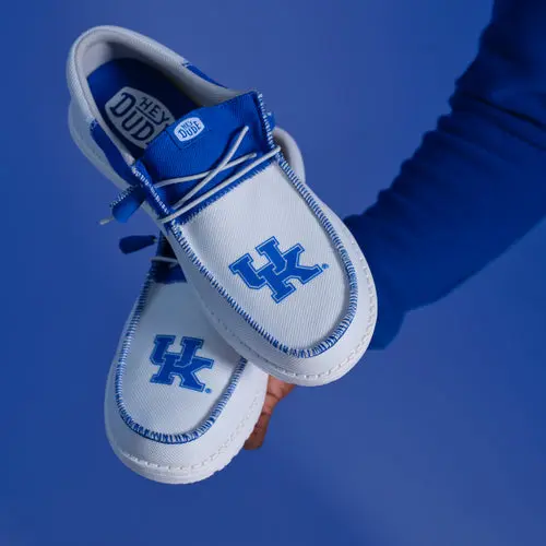 HEYDUDES Men's Wally Tri Kentucky – Kentucky White / Blue online