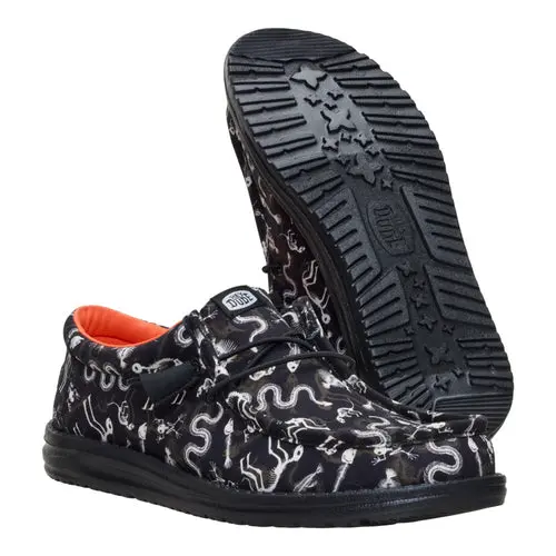 HEYDUDES Wally Creepy Creatures – Black / Black online