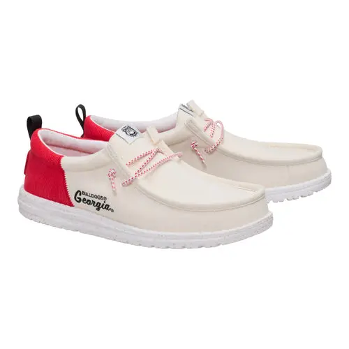 HEYDUDES Wally Funk Georgia Bulldogs – Varsity Red / Chalk online