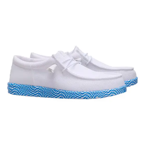 HEYDUDES Wally Funk Warped Geo – White / Brilliant Blue online