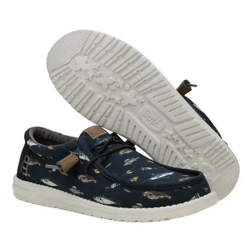 HEYDUDES Wally Marlin – Black / Multi online
