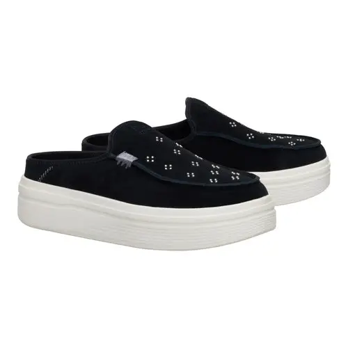 HEYDUDES Austin Lift Suede Stud – Black online