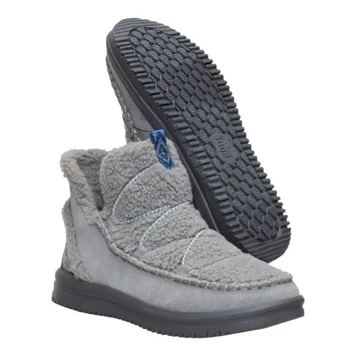 HEYDUDES Camden Suede Cozy – Charcoal online