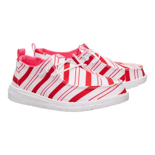 HEYDUDES Wendy Candy Cane – Red/Multi online
