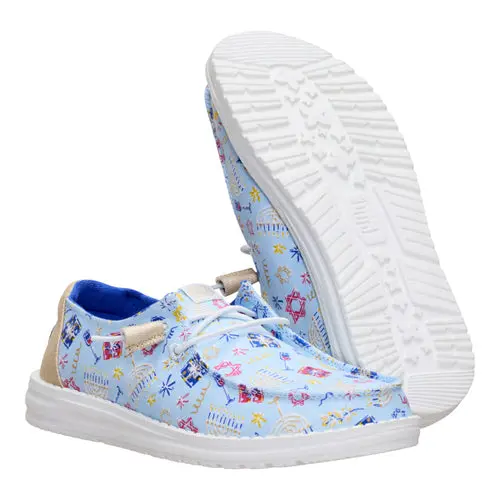 HEYDUDES Wendy Hanukkah – Blue/Multi online