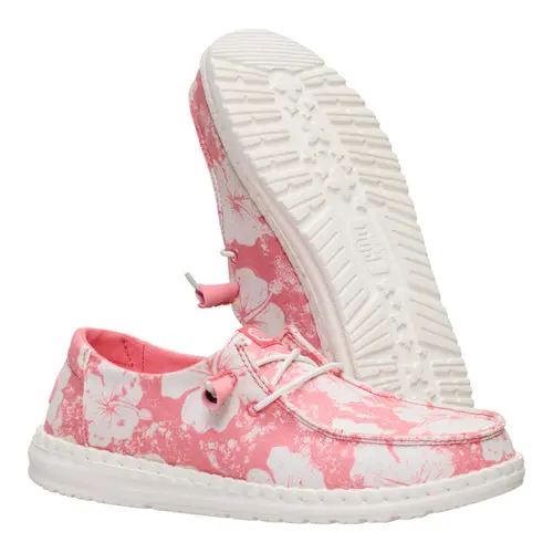 HEYDUDES Wendy Hawaiian – Coral/White online