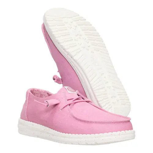 HEYDUDES Wendy Stretch Canvas – Foxglove Pink online